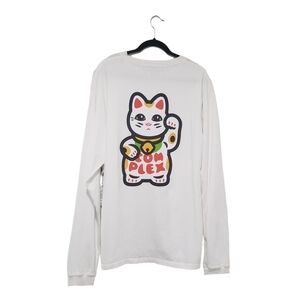Complex Maneki Neko Long Sleeve Tee Shirt Size XL